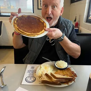 Giant pancakes