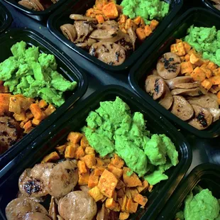 Chicken Sausage Breakfast plate