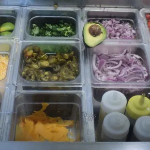 Choose your veggies, top your sandwich (or wrap)!