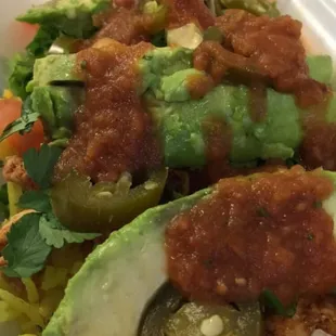 Chicken taco salad