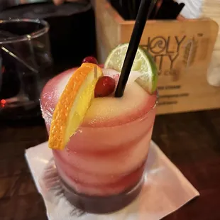 Winter Spice Frozen Margarita