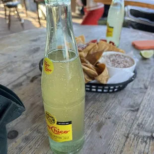 Ranch Water with hatch chile tequila