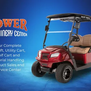 Club carts, golf carts, and utility cart sales and service center.
