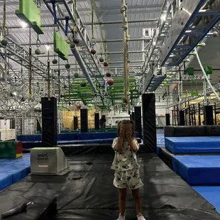 Height reference for equipment. My twins were very upset they couldn't reach anything without us lifting them the whole way.