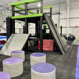 Fun obstacles and climbing structures make fitness FUN!