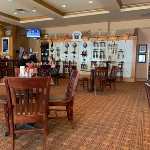 people sitting at tables