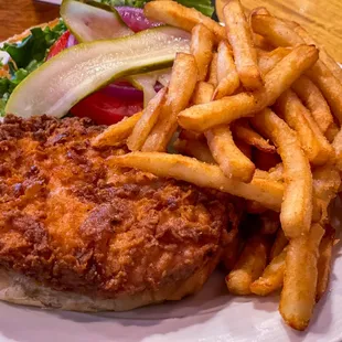 Breaded Pork Tenderloin Sandwich