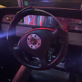 Racing game broken steering wheel