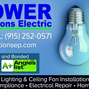 For all your electrical  needs