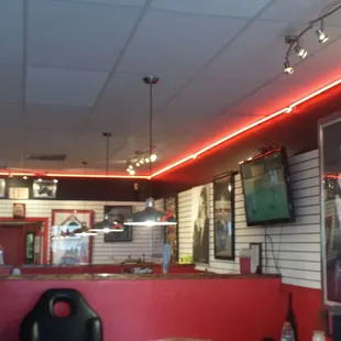 Nice accent lighting at Pumping Ink