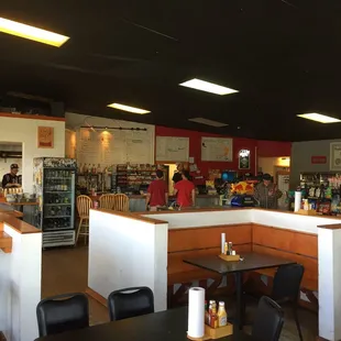 This is the order counter and dining area.