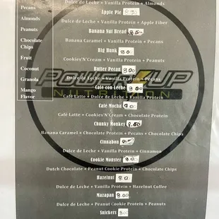 Their "Creations" menu! Great picks here