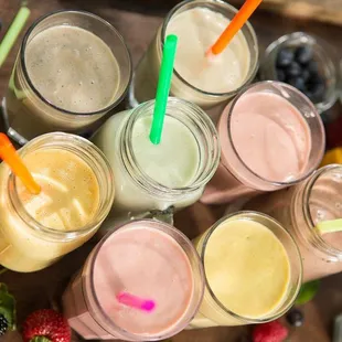 Delicious shake flavors !