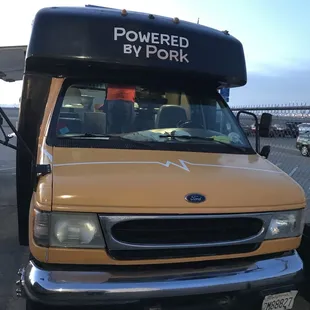 the front end of a truck