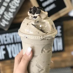 Cookie dough specialty smoothie