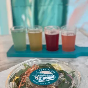 Superfood Salad &amp; Kombucha Flight