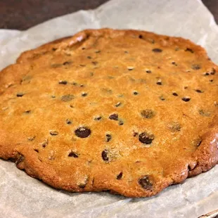 a chocolate chip cookie