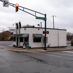 One block south of the new Parkview stadium. Lot's of free parking, Easy to find.