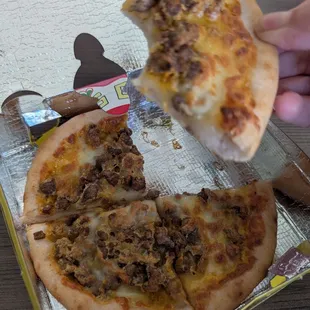 Cheese Burger Pizza