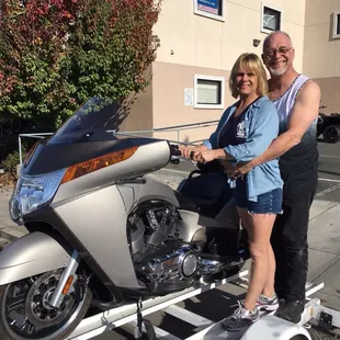 Got a great deal from Andrew at Powersports of Vallejo.  Quick, thorough and helpful service.  We couldn't ask for more!