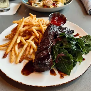 Grilled Hanger Steak and Frites