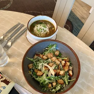 Baby Kale Caesar Salad