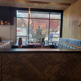 Part of the seating area