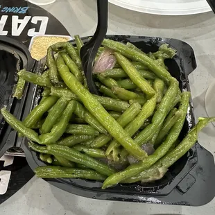 Green Beans and Onions
