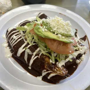 Enchiladas de Mole I would recommend