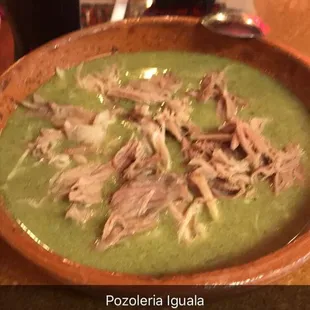 Green pozole was amazing