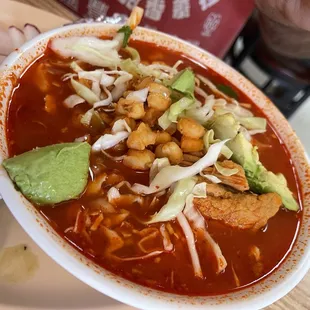 Red posole