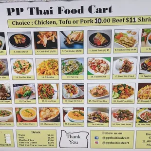 current menu as of 4/26/21