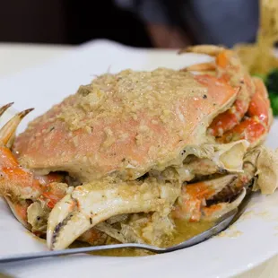 crab (garlic and butter)