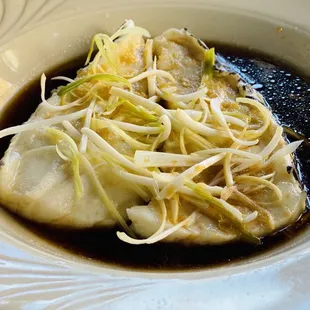 Sea Bass dipped in a delicious sauce