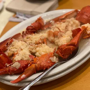 Garlic steamed lobster