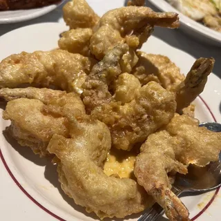 Salted Egg Yolk Prawns