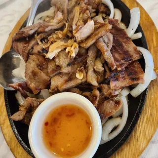 Sizzling Charbroiled Pork