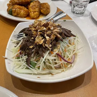 Beef Papaya Salad