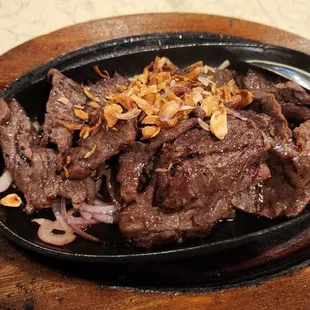 Sizzling beef