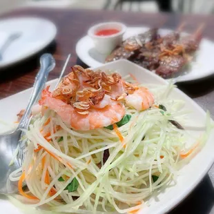 Shrimp Papaya Salad