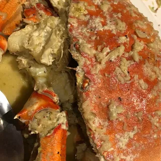 Steamed Garlic Crab