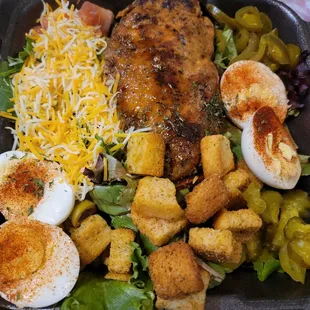 Chicken Salad - I was honestly too full to even eat the salad!