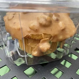 About $4-6 Praline Covered Cupcake