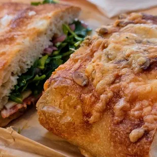 The sandwiches are fantastic...the bread is jaw dropping...