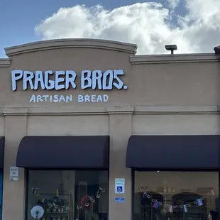 Front of store