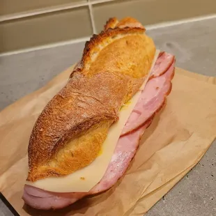 Ham & Cheese Baguette