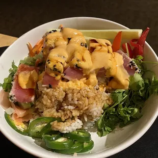 Ahi tuna bowl