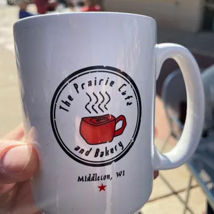 Large mugs... self serve coffee was welcome.