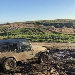 My TJ muddying in December 2021.