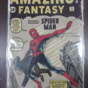 1st appearance of Spider-Man